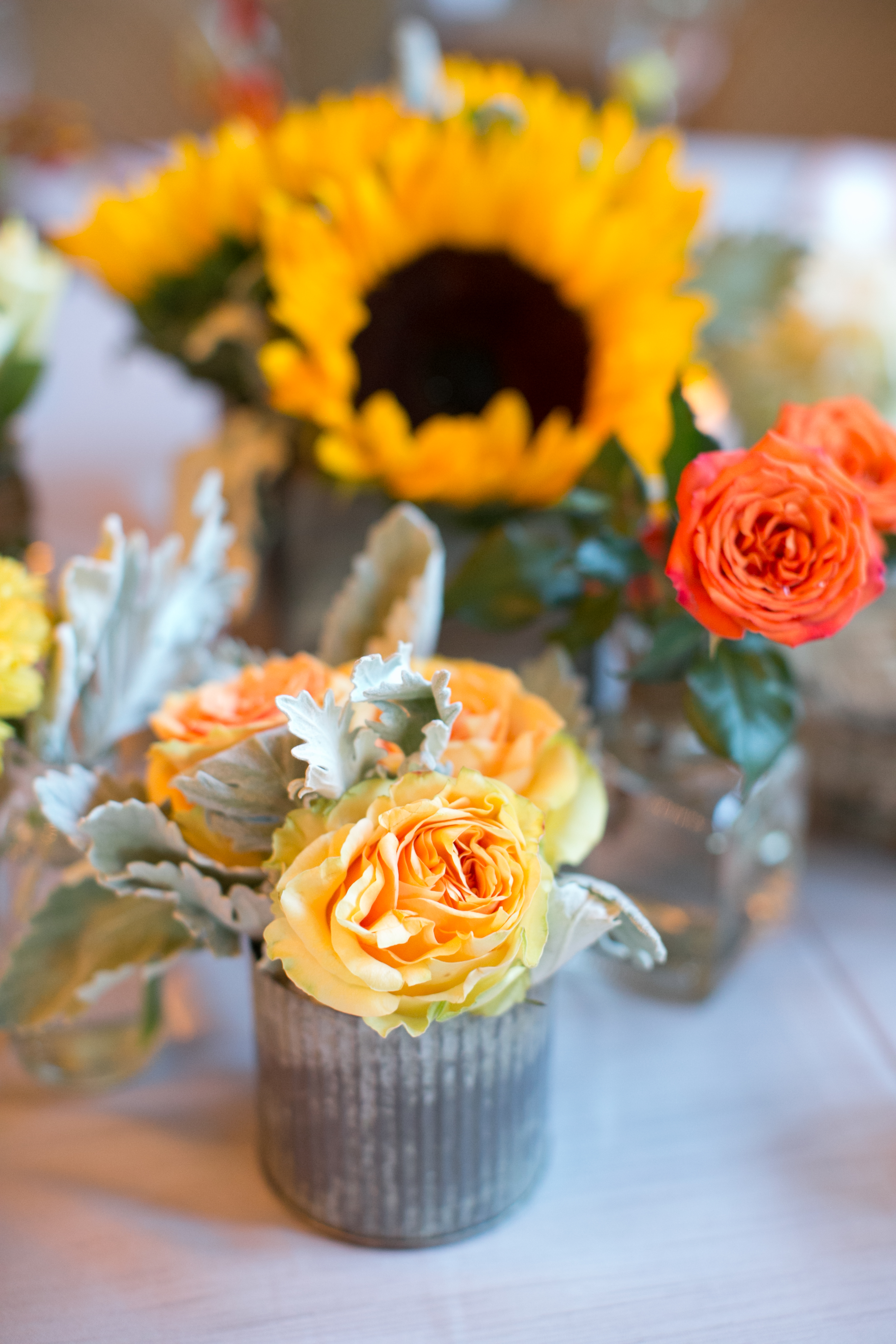 Rustic Yellow and Orange Summer Wedding - Blush Floral Design