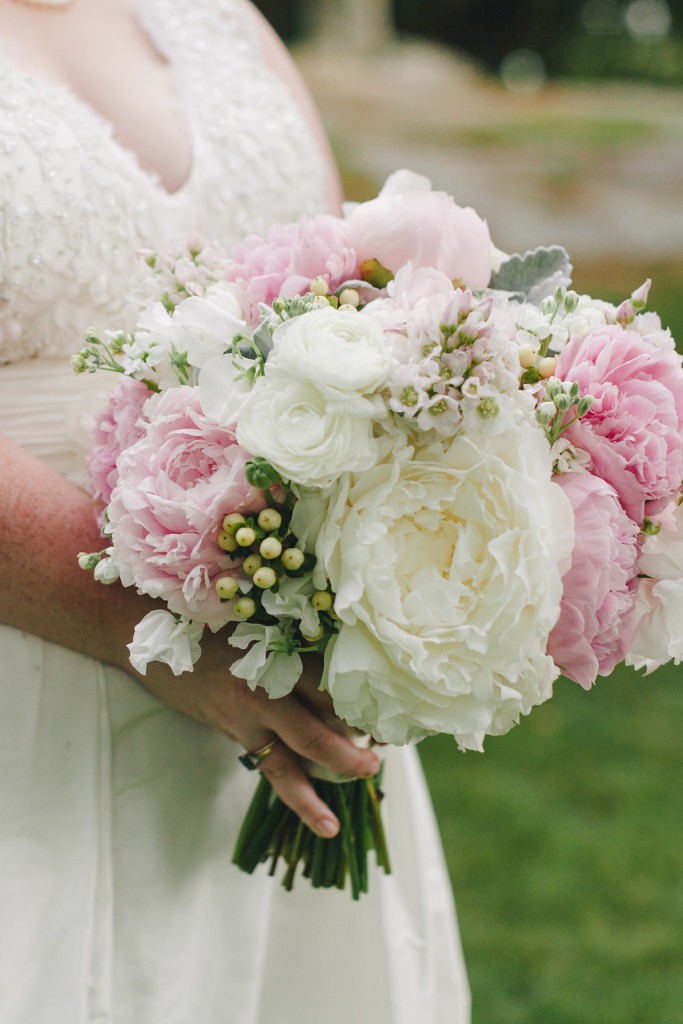 Blush and White Peony Bouquet