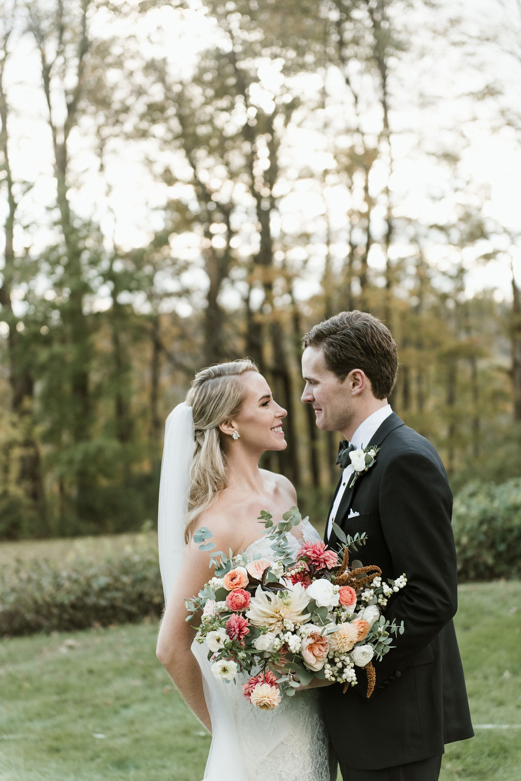 Autumn Romantic Tented Litchfield Wedding - Showit Blog